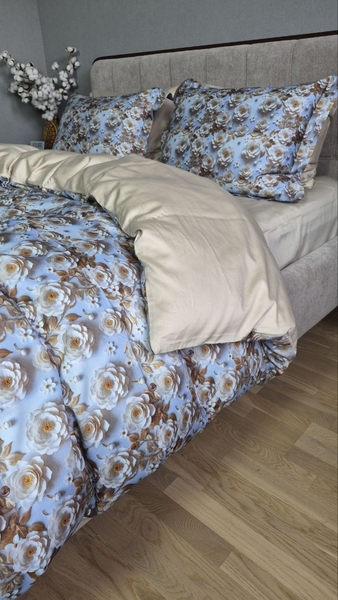 Комплект постельного белья Millefleur Сатин PREMIUM, 100 хлопок Турция - изображение 10