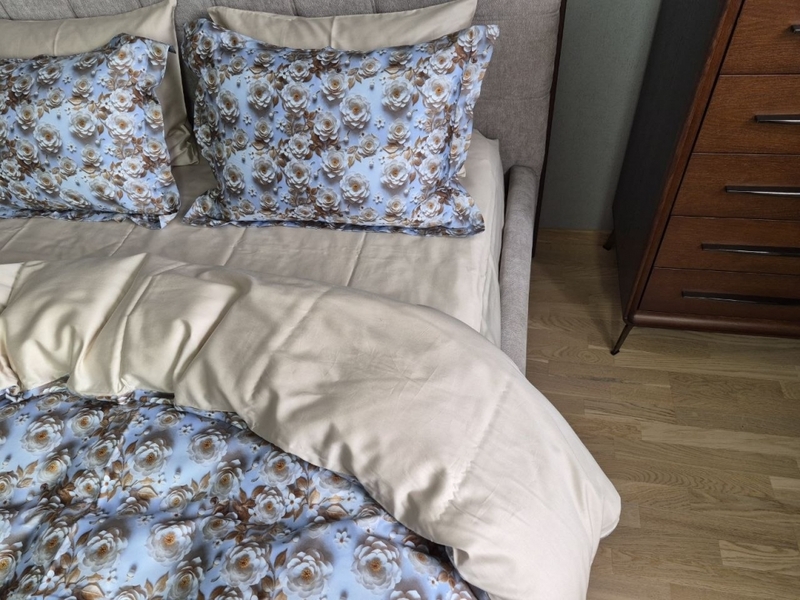 Комплект постельного белья Millefleur Сатин PREMIUM, 100 хлопок Турция - изображение 2