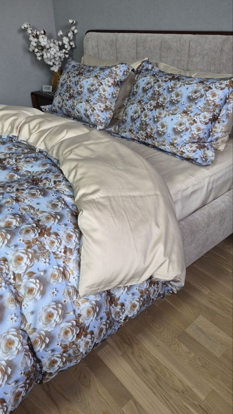 Комплект постельного белья Millefleur Сатин PREMIUM, 100 хлопок Турция - изображение 8