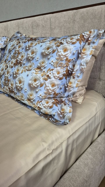 Комплект постельного белья Millefleur Сатин PREMIUM, 100 хлопок Турция - изображение 9