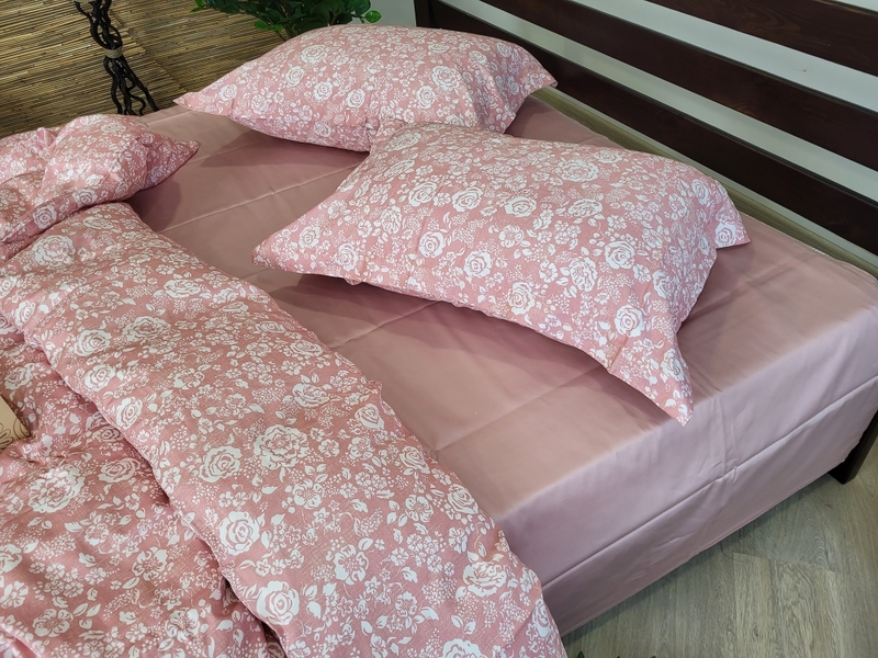 Комплект постельного белья Сатин PREMIUM, MUSCAT ROSE - изображение 3