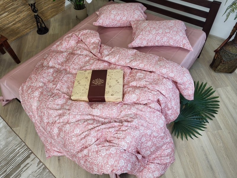 Комплект постельного белья Сатин PREMIUM, MUSCAT ROSE - изображение 7