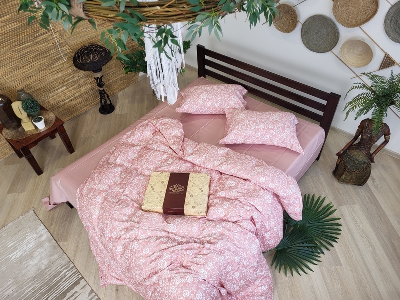 Комплект постельного белья Сатин PREMIUM, MUSCAT ROSE - изображение 8