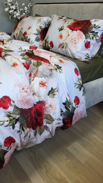 Комплект постельного белья Сатин PREMIUM, ROSE - изображение 12