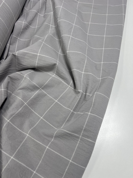 Комплект постільної білизни Gray plaid, Варена бавовна, ТМ Комфорт-текстиль - зображення 5