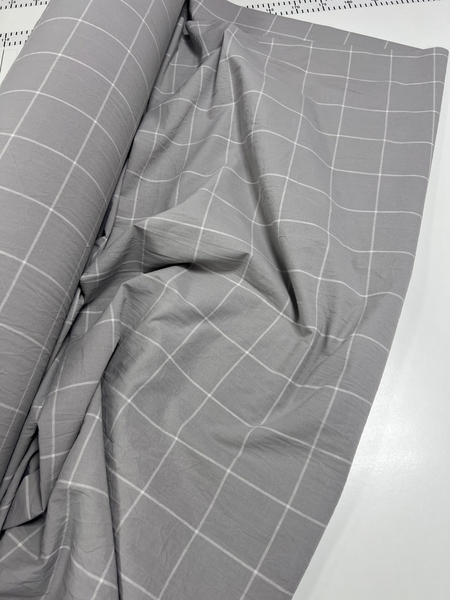 Комплект постільної білизни Gray plaid, Варена бавовна, ТМ Комфорт-текстиль - зображення 6