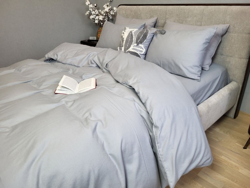 Комплект постільної білизни Сизий дим N16338, Turkish flannel - зображення 3
