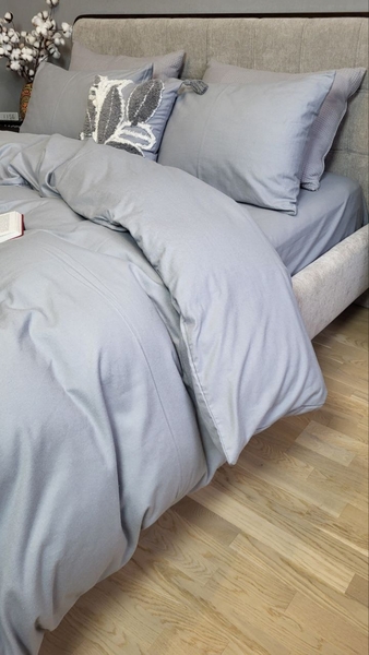 Комплект постільної білизни Сизий дим N16338, Turkish flannel - зображення 6