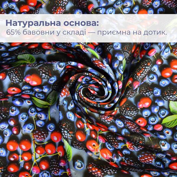 Скатертина із захистом від плям IDEIA Teflon ефект, 140x170 см, Ягоди, бавовна - зображення 7