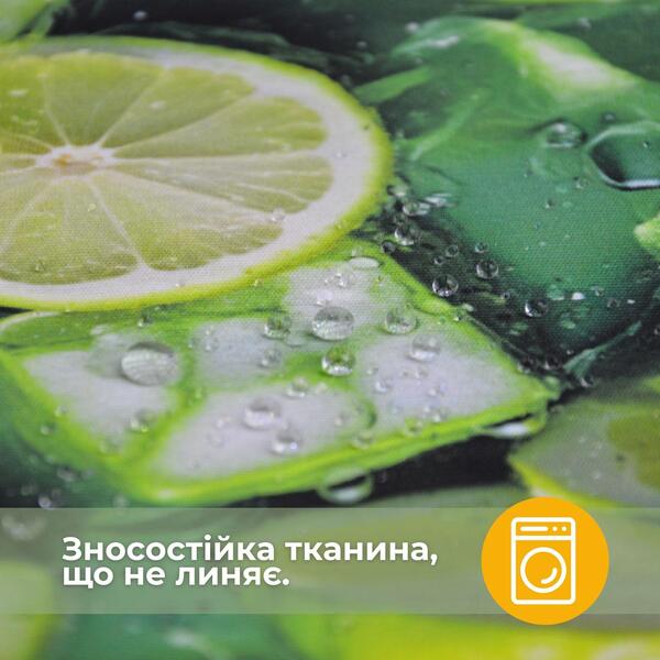 Скатертина із захистом від плям IDEIA, 140 x 170 см, бавовна, Teflon ефект, лайм - зображення 3