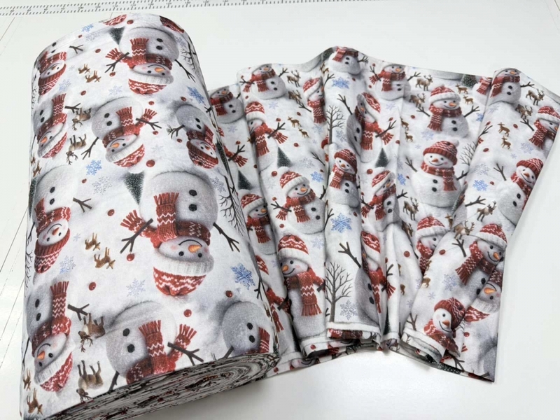 Комплект постільної білизни Сніговики, Turkish flannel 5D - зображення 3
