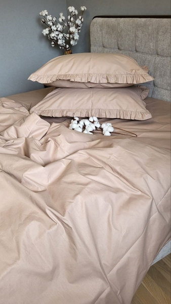 Комплект постельного белья SOLO №S122, cotton с рюшей - изображение 9