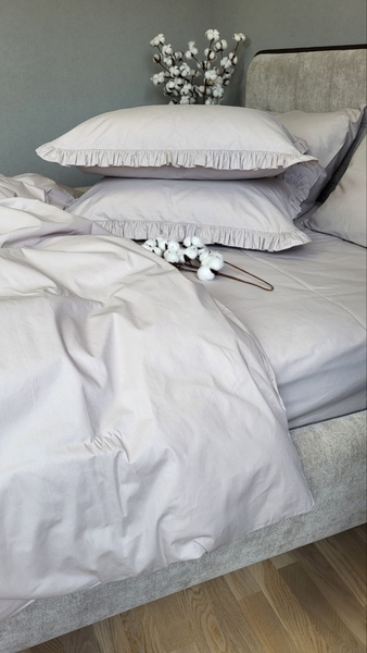 Комплект постельного белья SOLO №S146, cotton с рюшей - изображение 10