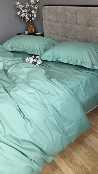 Комплект постільної білизни SOLO № S200, cotton з рюшею - зображення 6