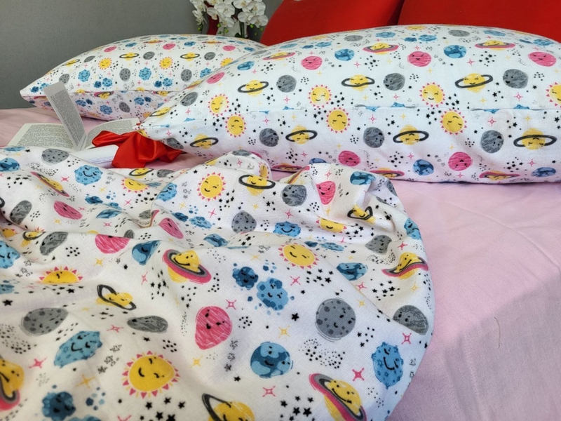 Комплект постільної білизни SPACE, Turkish flannel - зображення 4