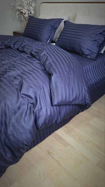 Комплект постільної білизни Stripe PREMIUM, BLUE BERRY 2/2см - зображення 23