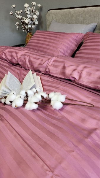 Комплект постільної білизни Stripe PREMIUM, FLOWER NECTAR 2/2см - зображення 6