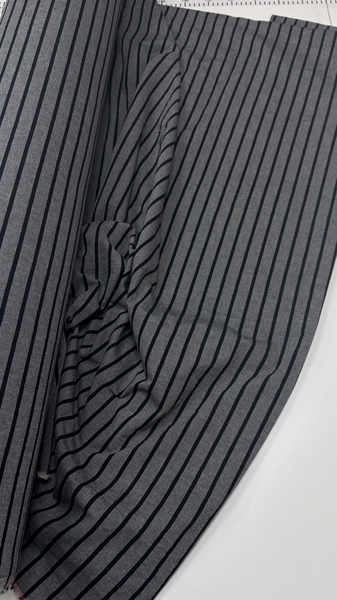 Постільна білизна Style Washed Cotton, варена бавовна, сіра в чорну смужку - зображення 3
