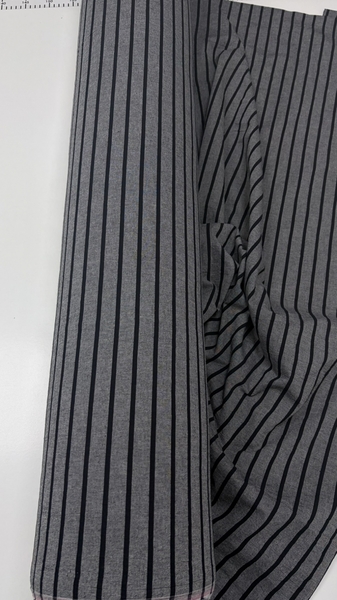 Постільна білизна Style Washed Cotton, варена бавовна, сіра в чорну смужку - зображення 4