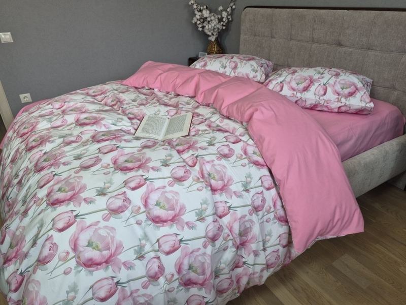 Комплект постельного белья Тюльпаны, Turkish Cotton - изображение 1