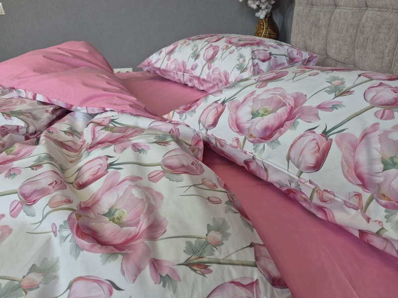 Комплект постельного белья Тюльпаны, Turkish Cotton - изображение 17