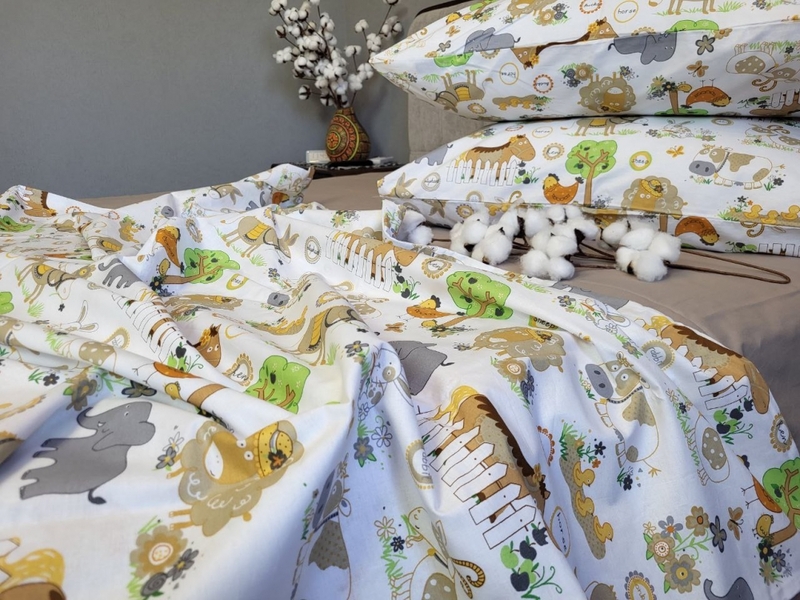 Комплект постільної білизни Весела ферма, cotton - зображення 4