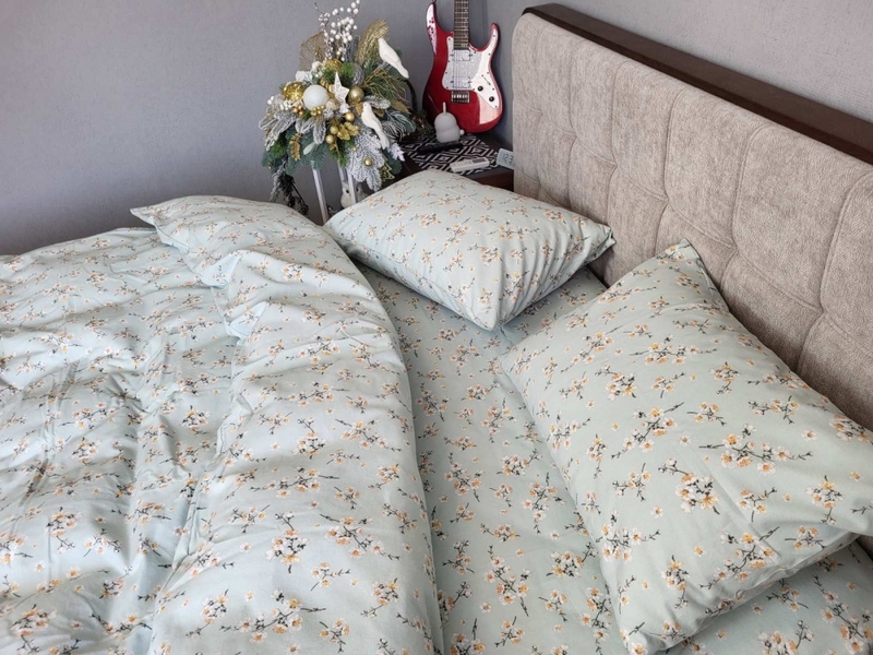 Комплект постельного белья Вікторія м’ята, Turkish flannel - изображение 10
