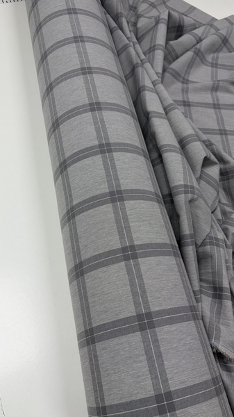 Постільна білизна Volcano Washed Cotton, варена бавовна в сіру клітку - зображення 4