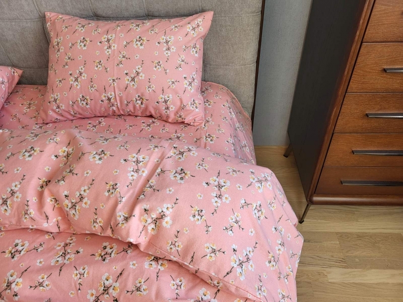 Комплект постельного белья Виктория корал., Turkish flannel - изображение 1