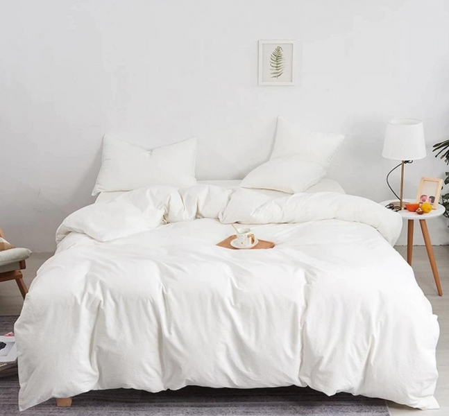 Комплект постельного белья WHITE, cotton - изображение 1