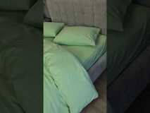 Обзор комплекта постельного белья из вареного хлопка Lime green, Washed Cotton W1371