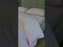 Обзор комплекта постельного белья из вареного хлопка Pink, Washed Cotton W1351