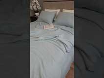 Обзор постельного белья муслин SOFT BLUE