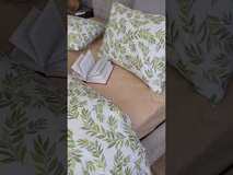 Обзор постельного белья Оливер, cotton с однотонной простыней